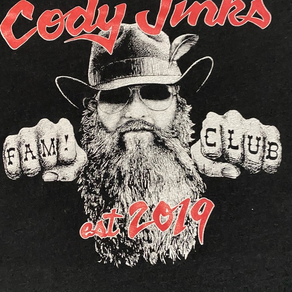 Cody Jinks 2019 Tour Shirt 2X - Picture 2 of 6